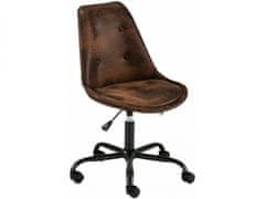 Danish Style Kancelárska stolička Denis, hnedá