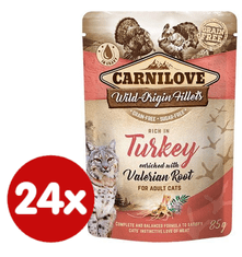 Carnilove Rich in Turkey Enriched with Valerian 24x85 g