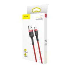 BASEUS Cafule kábel USB / Micro USB QC 3.0 1.5A 2m, červený