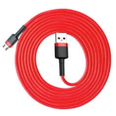 BASEUS Cafule kábel USB / Micro USB QC 3.0 1.5A 2m, červený