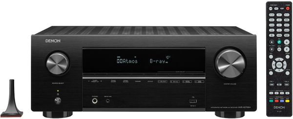 výkonný av receiver denon avrx2700h Bluetooth wifi 8k60hz 4k120hz 6hdmi vstupov 2 hdmi výstupy výkon 150 w na kanál 7.2 kanálov audyssey kalibrácia zvuku dolby atmos dolby atmos height virtualization dtsx dts virtualx hdcp 2.3 hdr10 hdr10+ hlg dolby vision  amazon alexa apple siri google assistant hlasové ovládanie streaming tidal tunein spotify deezer amazon music hd phono vstup dva výstupy pre subwoofery heos built in streaming vo viacerých zónach usb port flac alac wav dsd soubory