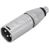 Neutrik XLR(M)/RCA(F) adaptér NA2MPMF