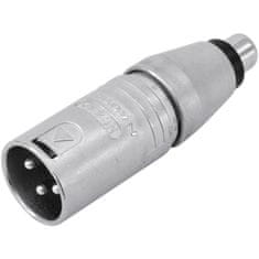 Neutrik XLR(M)/RCA(F) adaptér NA2MPMF