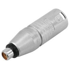 Neutrik XLR(M)/RCA(F) adaptér NA2MPMF