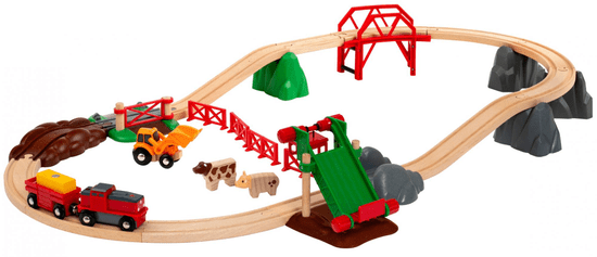 Brio WORLD 33984 Hrací set Zvieracie farma