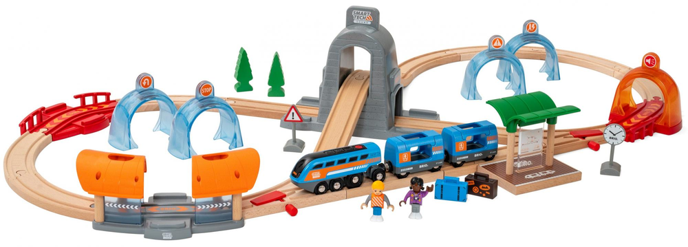 Brio WORLD 33972 SMART TECH SOUND Cestovný set s tunelmi