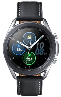 Chytré hodinky Samsung Galaxy Watch 3, pokročilé športové funkcie, GPS, Glonass, meranie tepu, vodotesné, vojenská odolnosť, digitálna otočná luneta, volanie, hudobný prehrávač