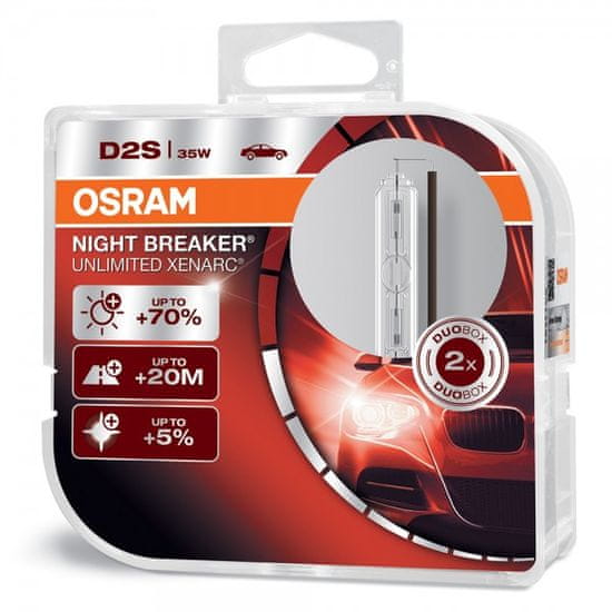 Osram Osram xenonová výbojka D2S XENARC NIGHT BREAKER UNLIMITED BOX