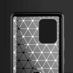 MG Carbon Case Flexible silikónový kryt na Samsung Galaxy S10 Lite, čierny