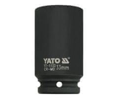 YATO  Nástavec 3/4" rázový šesťhranný hlboký 33 mm CrMo