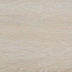 Vidaxl Samolepiace podlahové dosky z PVC 5,21m2 2mm dub klasický biely