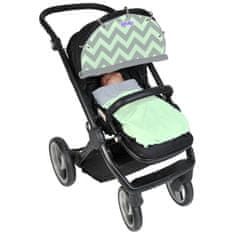 Dooky Clona Reversible Mint/Grey Chevron