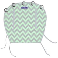 Dooky Clona Reversible Mint/Grey Chevron