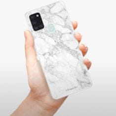 iSaprio Silikónové puzdro - SilverMarble 14 pre Samsung Galaxy A21s