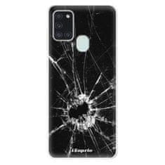 iSaprio Silikónové puzdro - Broken Glass 10 pre Samsung Galaxy A21s