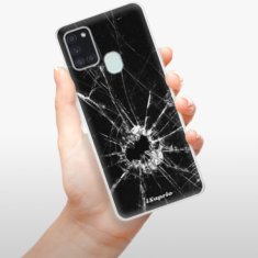 iSaprio Silikónové puzdro - Broken Glass 10 pre Samsung Galaxy A21s