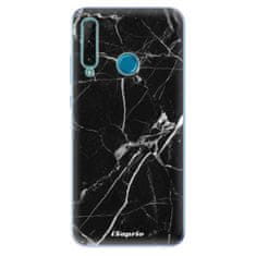 iSaprio Silikónové puzdro - Black Marble 18 pre Honor 20e