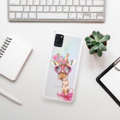 iSaprio Silikónové puzdro - Lady Giraffe pre Samsung Galaxy A21s