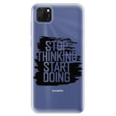 iSaprio Silikónové puzdro - Start Doing - black pre Huawei Y5p