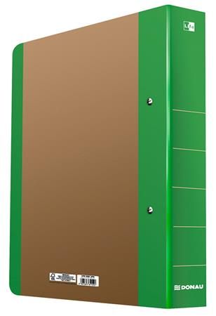 Donau Krúžkový zakladač "Life", neónovo zelená, 50 mm, A4, kartón, 3835001FSC-06