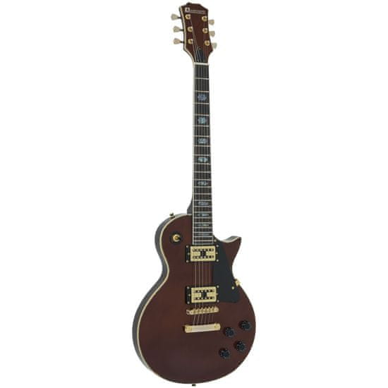 Dimavery LP-700 elektrická gitara, hnedá