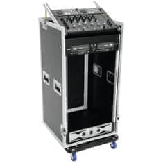 Omnitronic Roadinger Special combo case Pro, 20U, racková skriňa s kolieskami