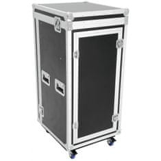 Omnitronic Roadinger Special combo case Pro, 20U, racková skriňa s kolieskami