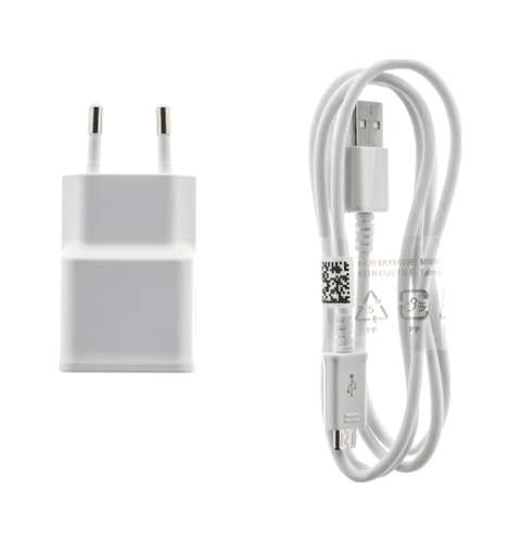 SAMSUNG Originálna nabíjačka EP-TA50EWE + micro USB ECBDU4AWE biela 1,55 A 20307