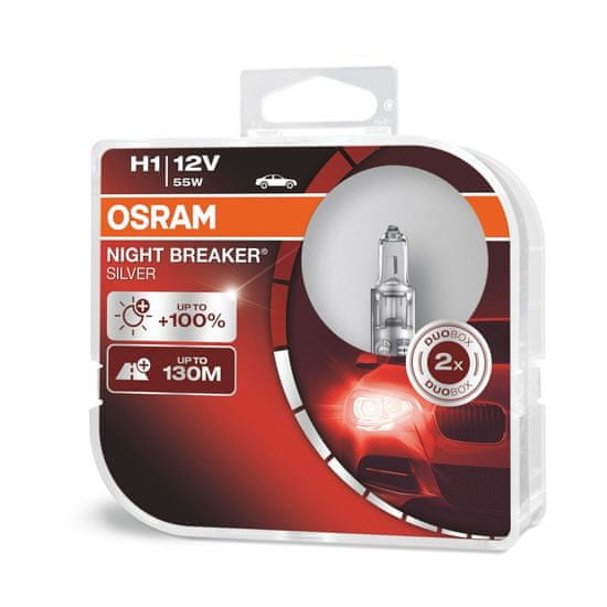 Osram H1 OSRAM Night Breaker Silver +100% BOX 2ks