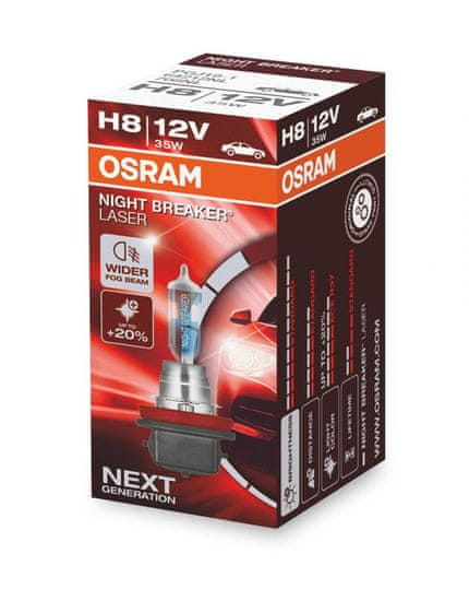 Osram H8 OSRAM Night Breaker Laser +150% 1ks
