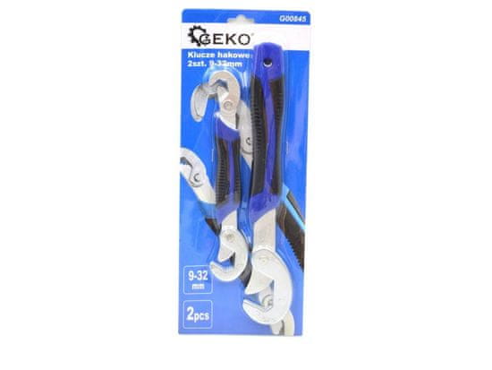 GEKO Hákový kľúč 2ks, 9-32mm G00845