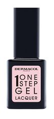 Dermacol Gélový lak na nechty One Step Gel Lacquer (Nail Polish) 11 ml (Odtieň 01 First Date)