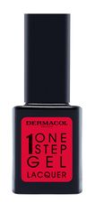 Dermacol Gélový lak na nechty One Step Gel Lacquer (Nail Polish) 11 ml (Odtieň 01 First Date)