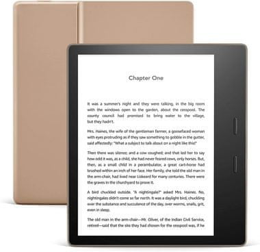 Čítačka e-kníh Amazon Kindle Oasis 3 2019, Led podsvietenie, nastaviteľná teplota svetla, ľahká, ergonomická, veľká pamäť, dlhá výdrž, vodoodolná