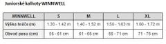 Winnwell Nohavice Winnwell AMP500 JR červená, Junior, L
