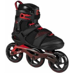 Kolieskové korčule Playlife GT Black 110 3x, 110, 37