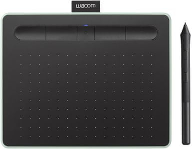 Wacom Intuos M Bluetooth, pistáciová (CTL-6100WLE) 2500 LPI 1024 úrovní prítlaku stylus 2 tlačidlá