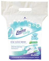 LINTEO vlhčené obrúsky Pure & fresh 4x80ks