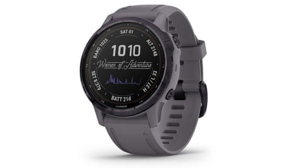 Chytré hodinky Garmin fénix 6S Pro Solar, smart watch, pokročilé, outdoorové, športové, odolné, dlhá výdrž batérie, hudobný prehrávač