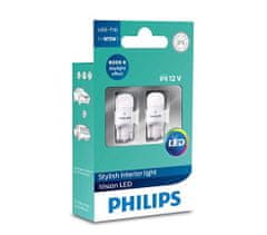 Philips PHILIPS T10 LED 12V 0,9W Vision LED 6000K X2