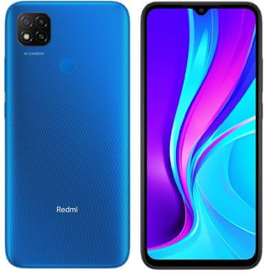 Xiaomi Redmi 9C, NFC, bezkontaktné platby, lacný telefón, dostupný telefón, smartfón, dlhá výdrž batérie, veľký bezrámečkový displej, odomykanie tvárou, čítačka otlačkov prstov, duálny fotoaparát, Android 10