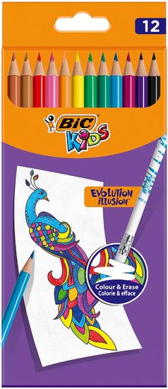 Bic Gumovacie pastelky 24ks