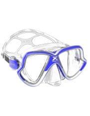 Mares Maska X-VISION MID 2.0, transparentné/modrá
