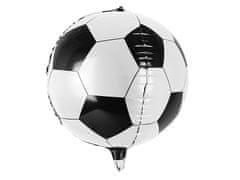 PartyDeco Fóliový balón Futbalová lopta 40 cm