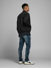 Jack&Jones Pánska bunda JJERUSH 12165203 Black (Veľkosť L)