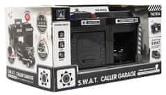 Teddies Garáž polícia/swat + auto 15 cm