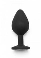 Toyjoy Análny kolík Anal Play Diamond Booty Jewel medium black