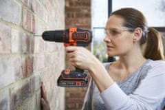 Black+Decker Aku príklepová vŕtačka BDCHD18K, 18 V / 1,5 Ah Li-Ion