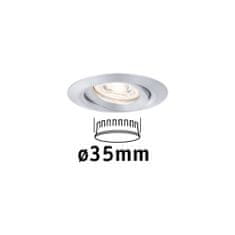 Paulmann Paulmann LED vstavané svietidlo Nova mini výklopné 1x4W 2700K hliník brúsený 230V 942.96 94296