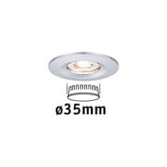 Paulmann Paulmann LED vstavané svietidlo Nova mini nevýklopnou IP44 1x4W 2700K chróm 230V 943.02 94302
